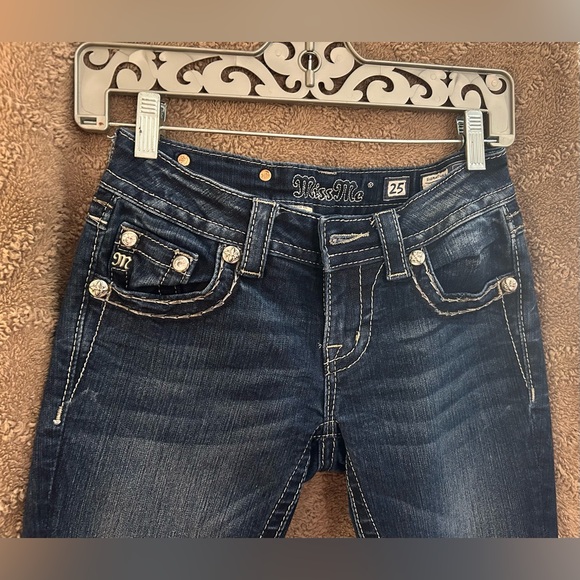 Miss Me Dark Blue Boot Cut Jeans - Picture 4 of 13